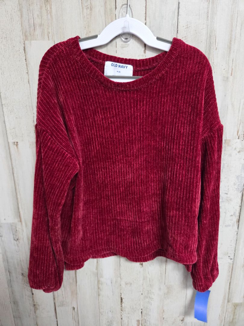 MAROON OLD NAVY RIBBED SWEATER, GIRL 8