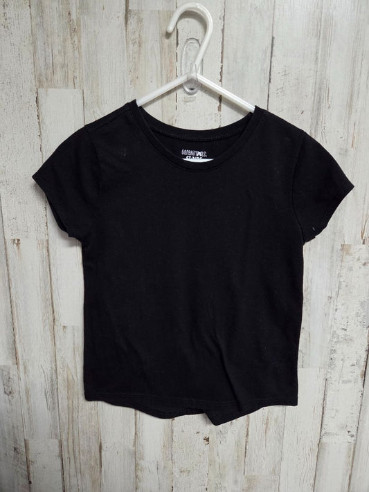 BLACK GARANIMALS BASIC TEE, GIRL 5T