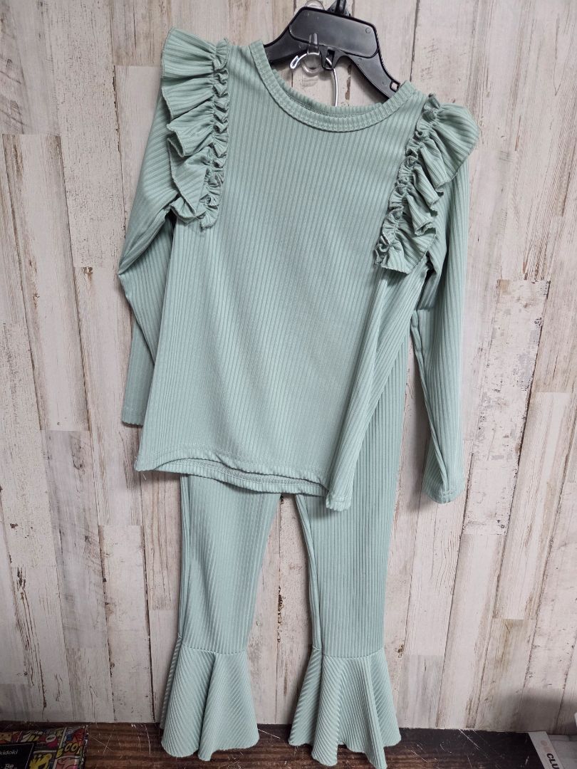 SAGE BOUTIQUE RIBBED FLARE SET, GIRL 5T