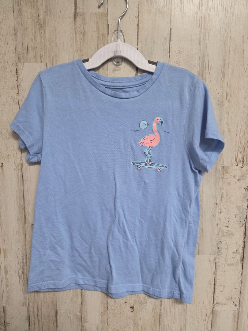 BLUE OLD NAVY FLAMINGO TEE, GIRL 8