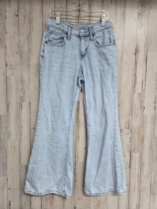 DENIM OLD NAVY HI RISE BAGGY FLARE JEANS, GIRL 10