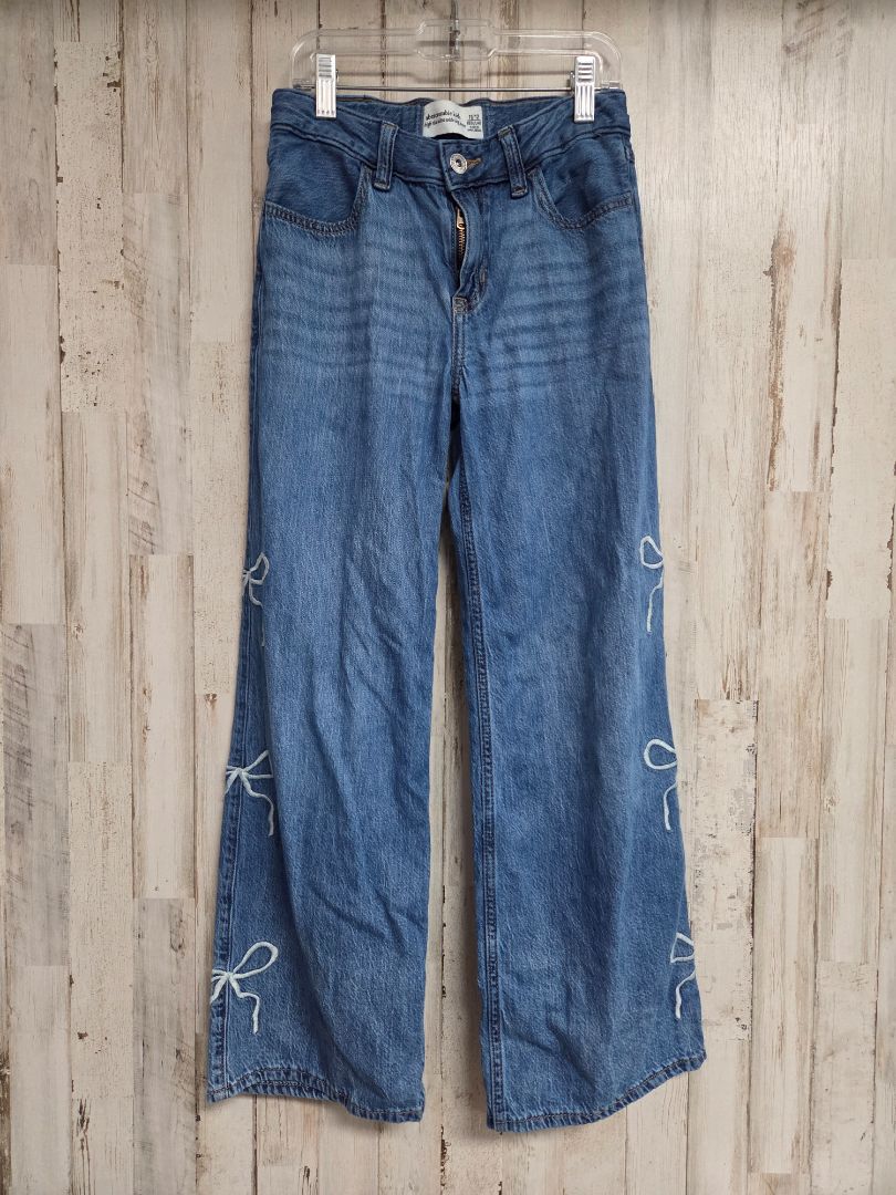 DENIM ABERCROMBIE HI RISE ULTRA WIDE LEG, GIRL 11/12