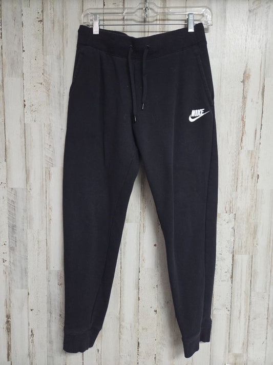BLACK NIKE LOGO JOGGERS, GIRL 14/16