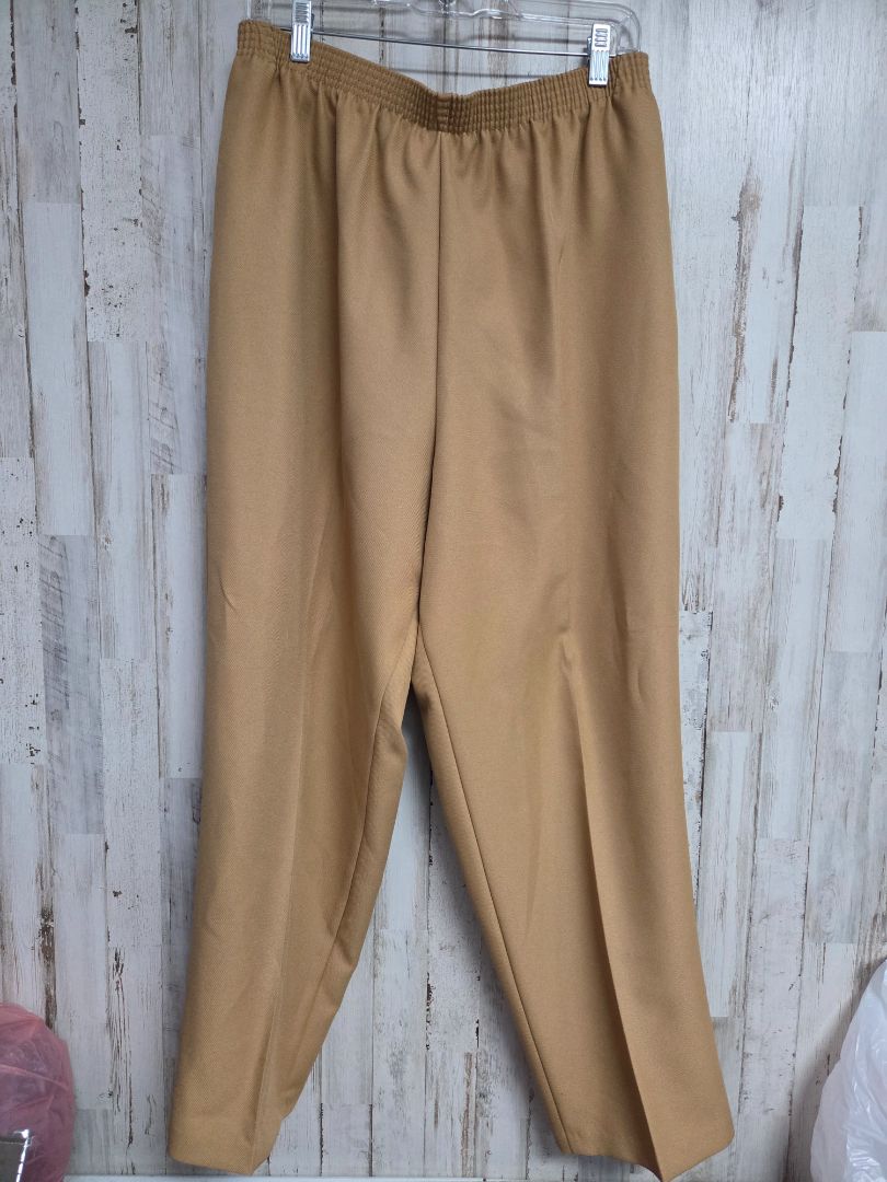 TAN BONWORTH PETITE SLACKS, LADIES XL