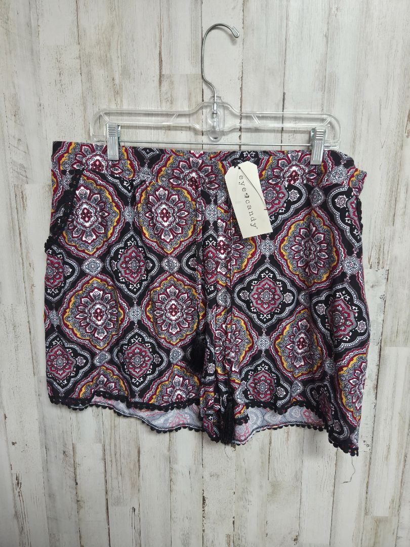 BLACK EYE CANDY NEW MANDALA SHORTS, LADIES 3X