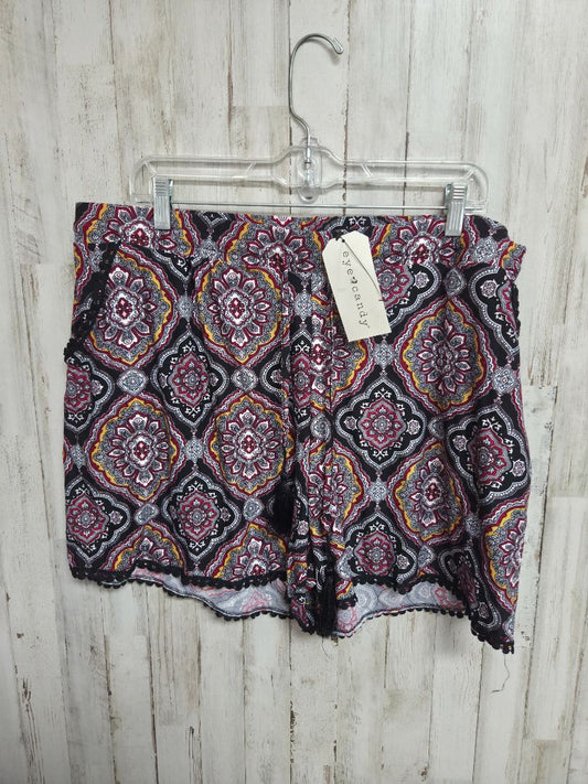 BLACK EYE CANDY NEW MANDALA SHORTS, LADIES 3X