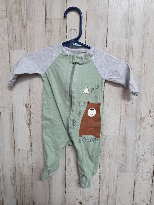 SAGE GERBER BEAR SLEEPER, BOY NB
