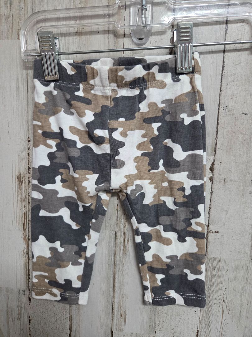 BROWN BABY CAMO PANTS, BOY 3M