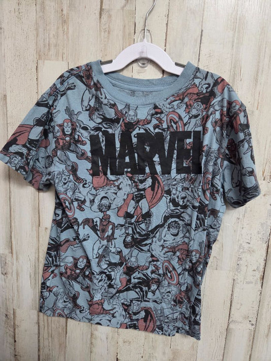 BLUE MARVEL TITLE TEE, BOY 7/8