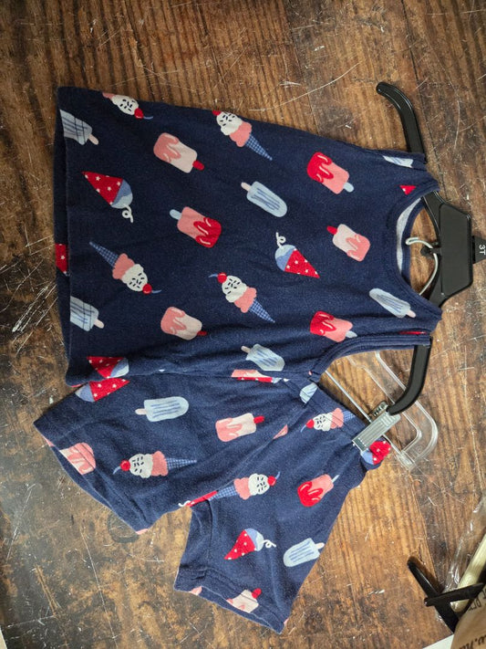 NAVY JUST ONE YOU ROCKET POP TANK SET, GIRL 3T
