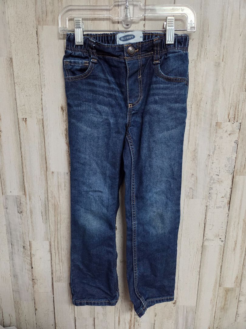 DENIM OLD NAVY STRAIGHT LEG JEANS, BOY 5T