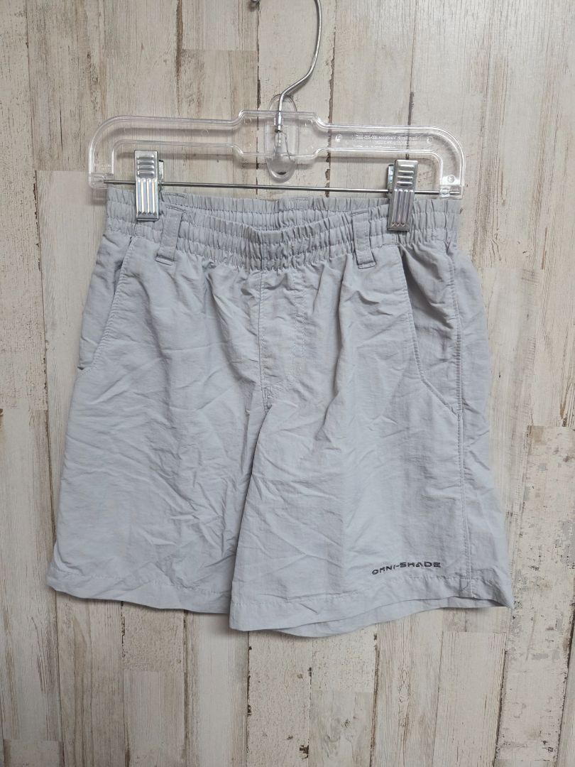 GREY COLUMBIA OMNISHADE SHORTS, BOY 8