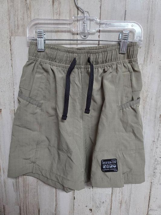 OLIVE ATHLETIC WORKS COORDINATE SHORTS, BOY 8