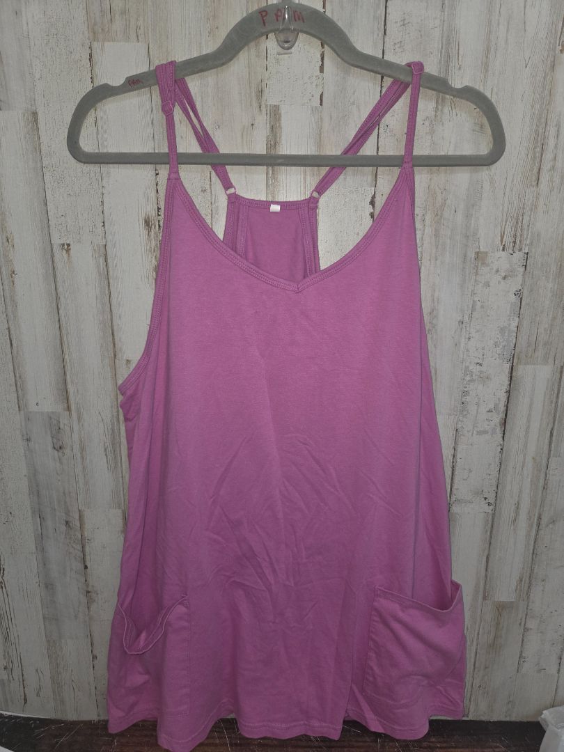 purple  dress with shorts, LADIES S
