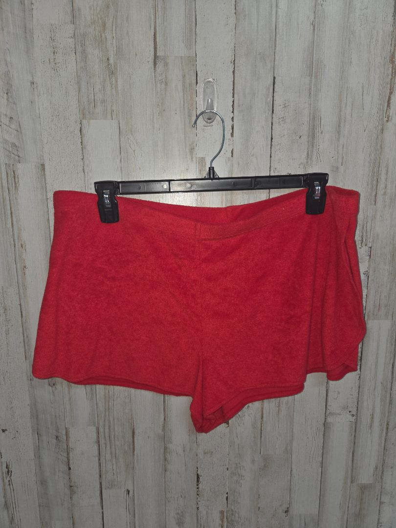 red wild fable towel material shorts, LADIES XL