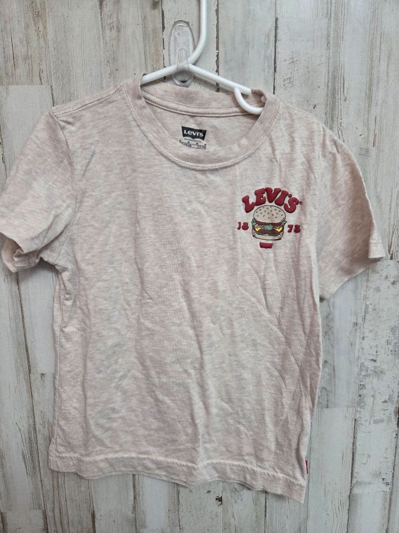 tan levis burger tee, boy 6