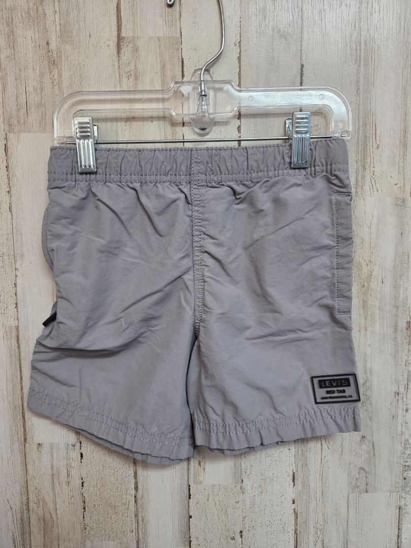 grey levis pull on shorts, boy 6