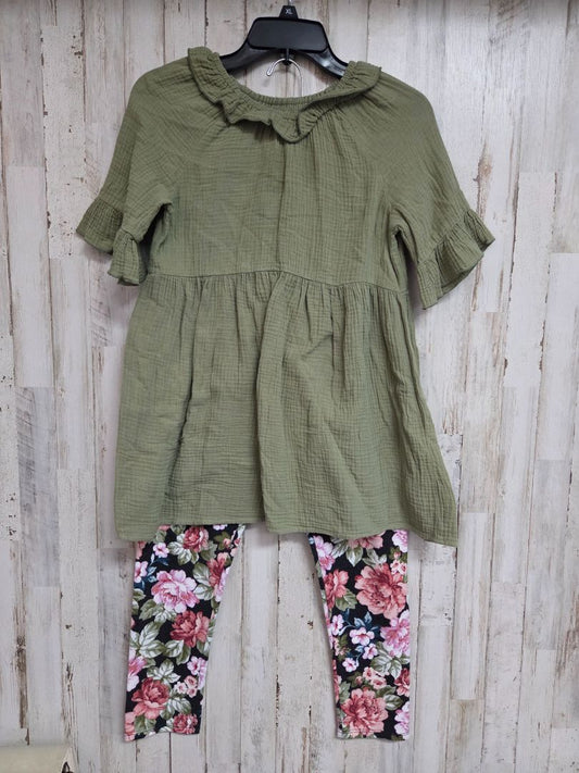 olive bonnie jean muslin tunic & pants, girl 14