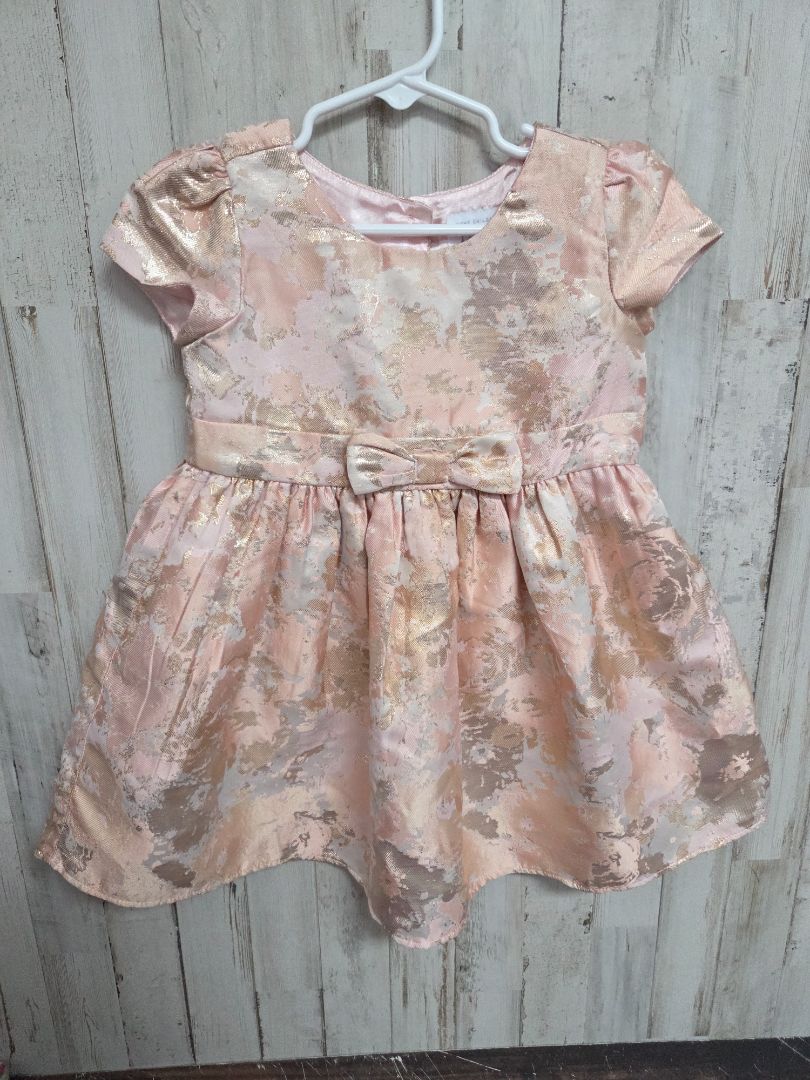 rose Childrens Place metallic dress, girl 3t