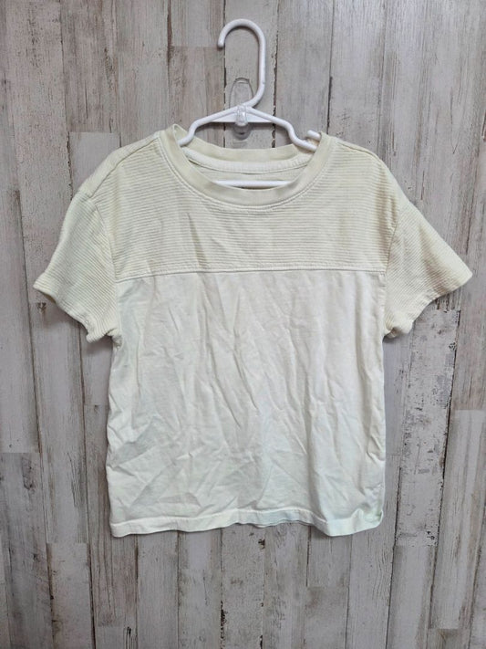 cream cat & jack striped tee, girl 4/5