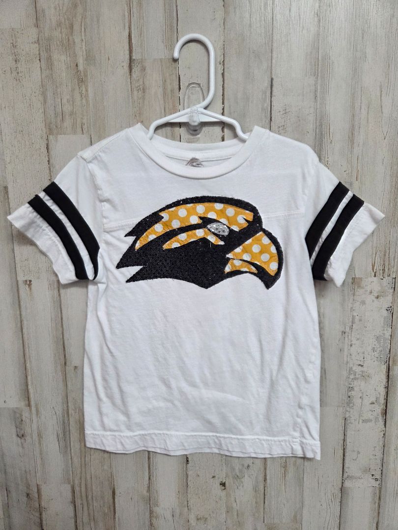white live & tell usm eagle tee, girl 6