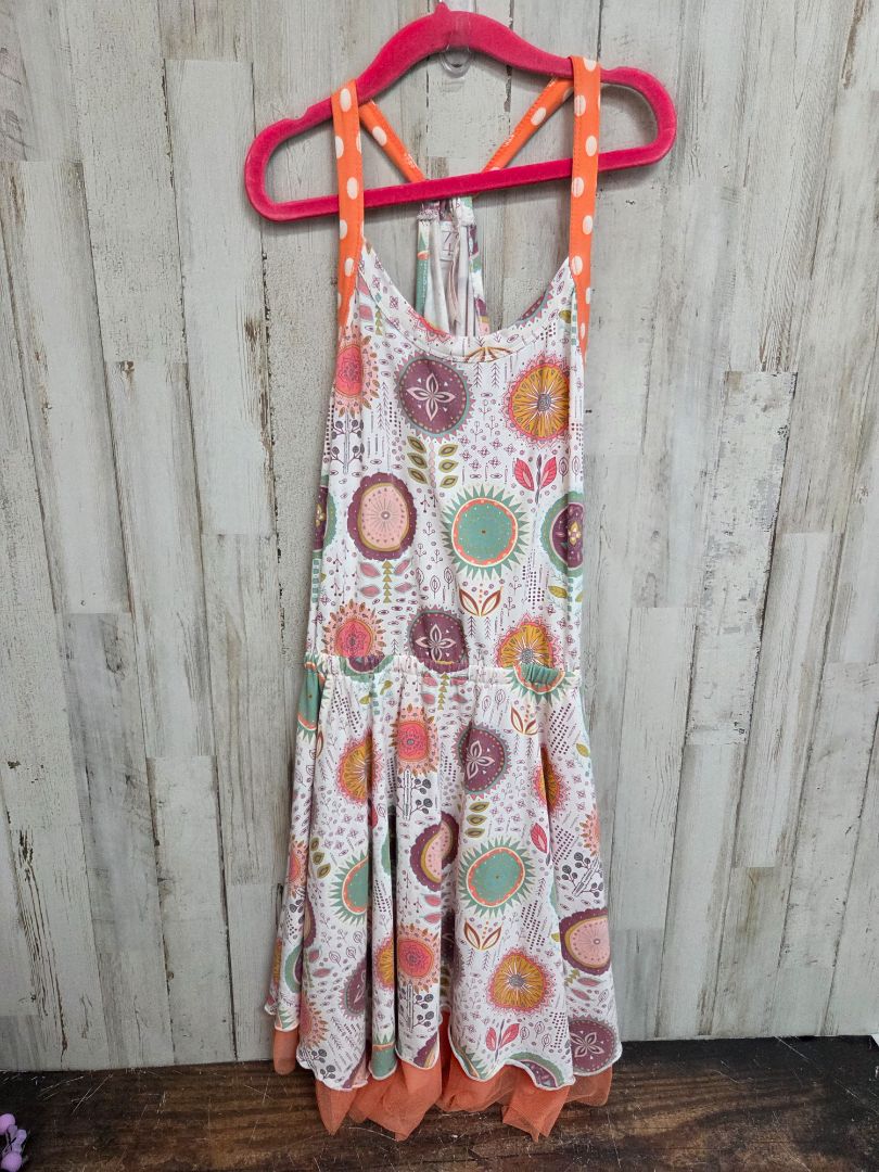 white matilda jane printed dress, girl 8