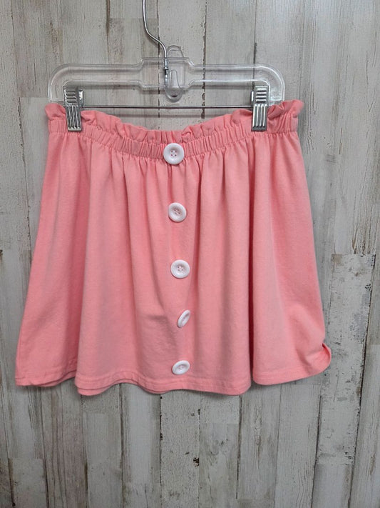 pink BOUTIQUE button skirt, girl 8