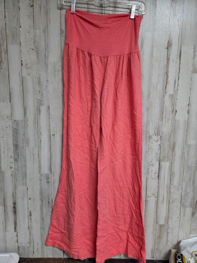 CORAL HAMMER LINEN PANTS, LADIES M