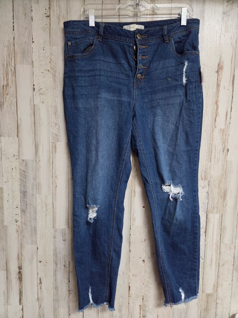 DENIM CATO SZ14 HI RISE JEANS, LADIES XL