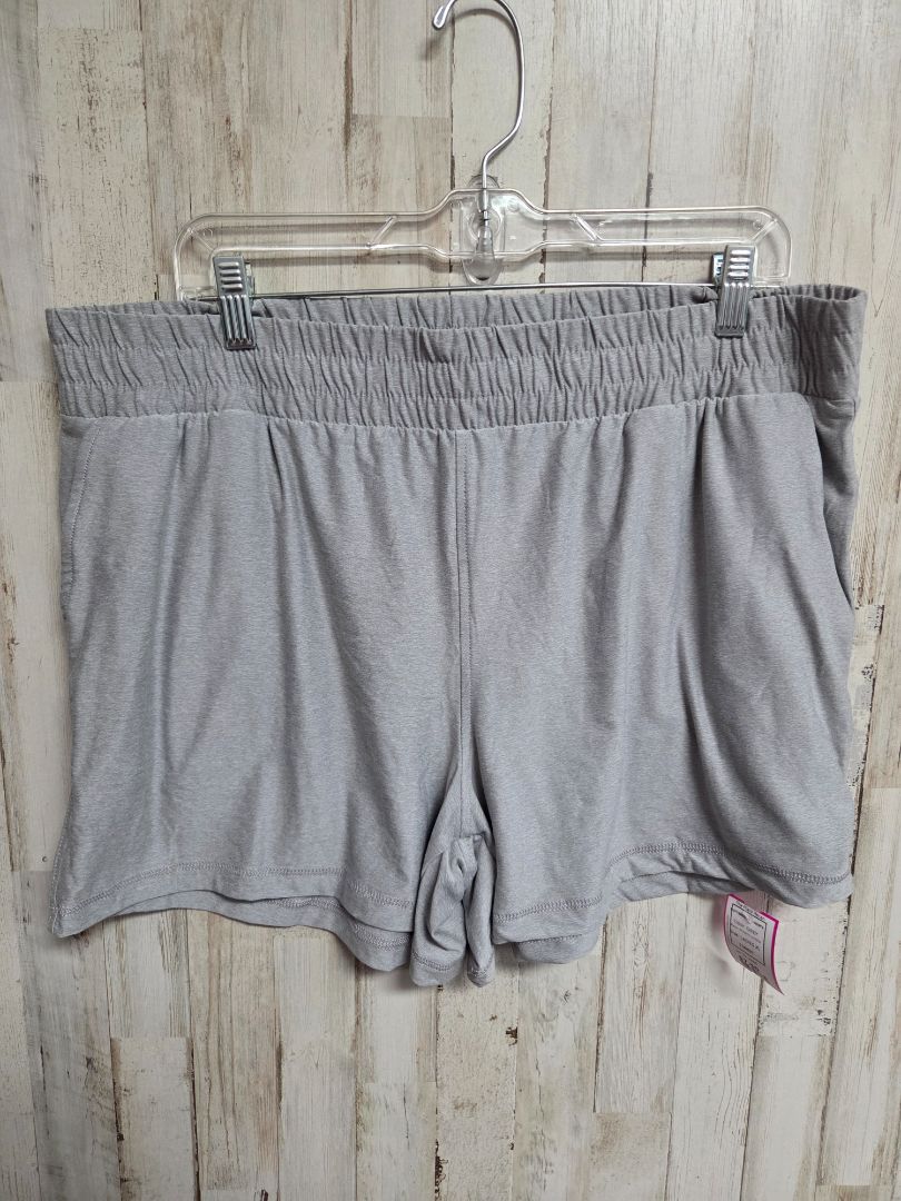 GREY ATHLETIC WORKS BUTTERCORE SHORTS, LADIES XL