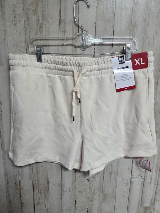 CREAM MEMBERS MARK DRAWSTRING SHORTS, LADIES XL
