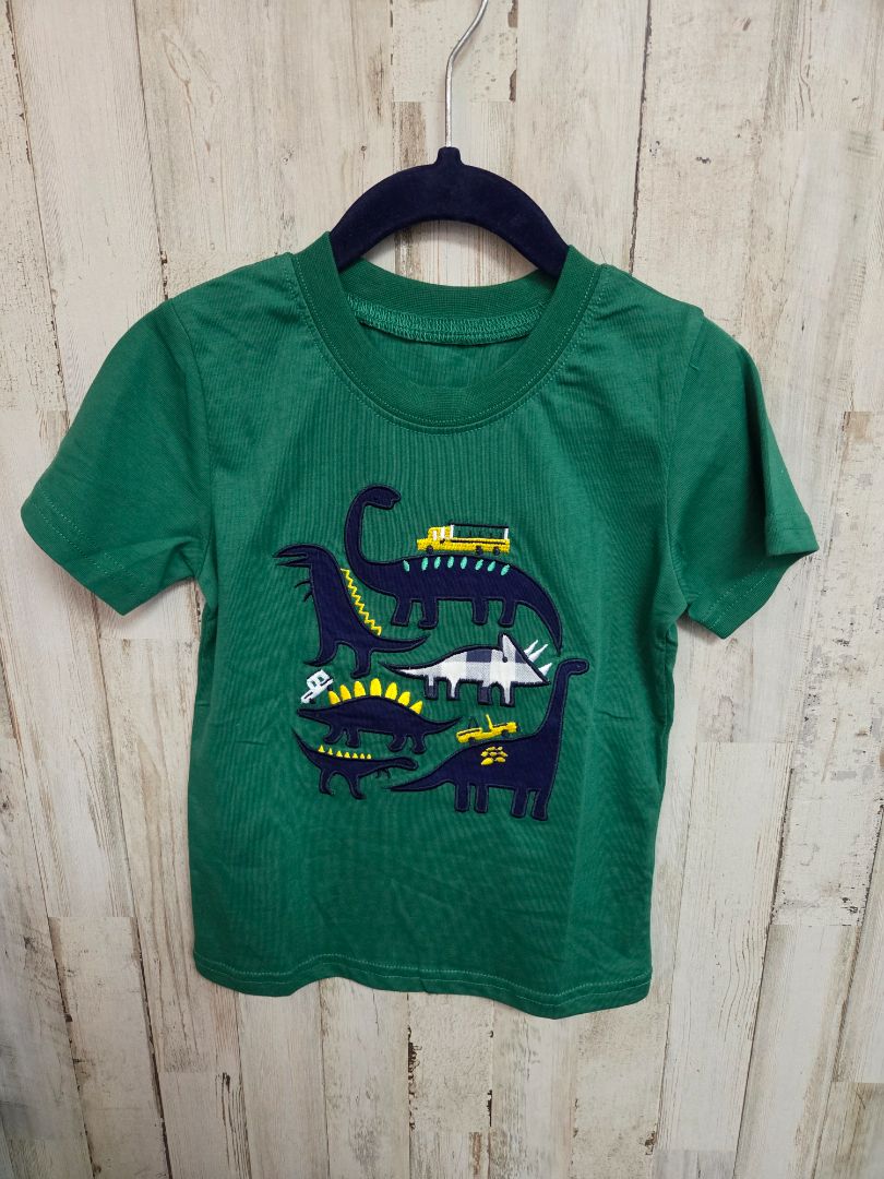 GREEN BOUTIQUE DINO TOP, BOY 4T