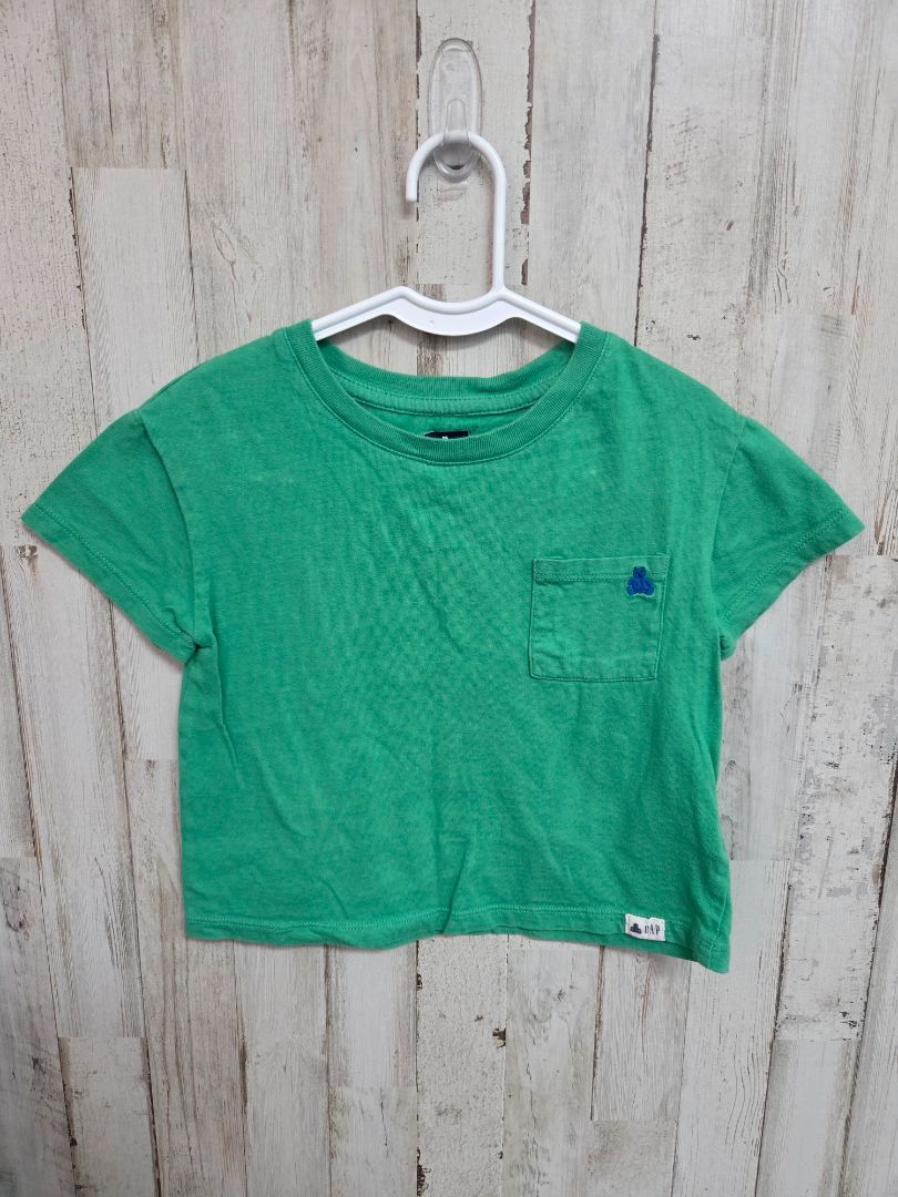 GREEN GAP POCKET TEE, BOY 4T