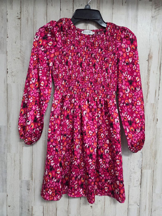 PINK MOLLY BRACKIN SMOCKED CHEETAH DRESS, GIRL 12