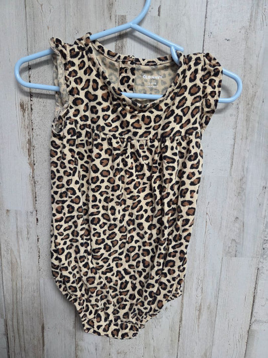 BROWN OLD NAVY CHEETAH BUBBLE, GIRL 6-12M