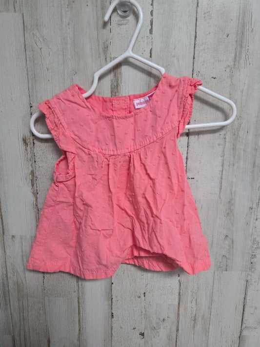 PINK PENELOPE MACK DOTTED TOP, GIRL 12M
