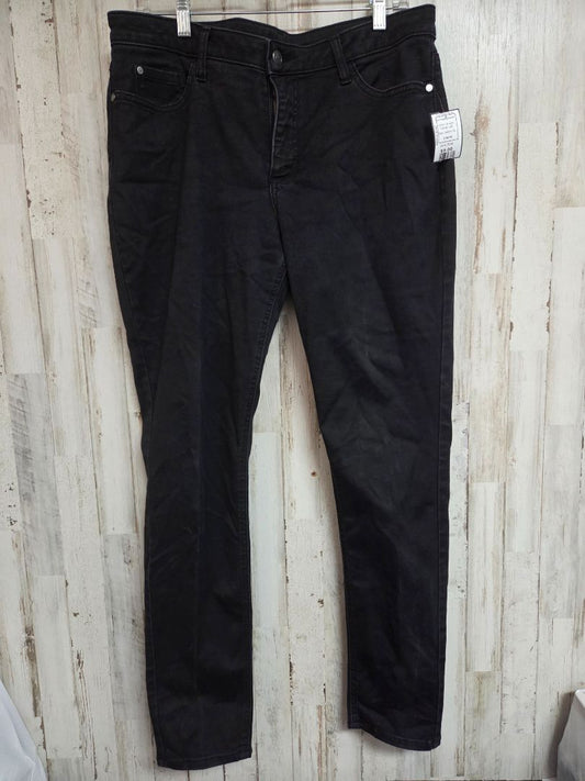 BLACK LEE SZ14 MIDRISE SKINNY, LADIES XL