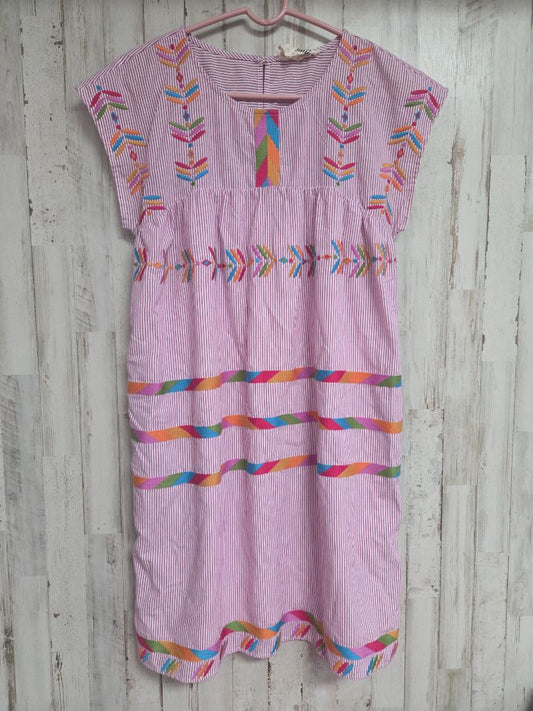 PURPLE SAVANNA JANE EMBROIDERED DRESS, LADIES S