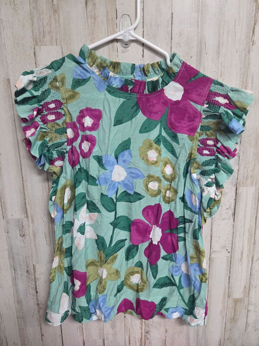 GREEN JODIFL FLORAL BLOUSE, LADIES M