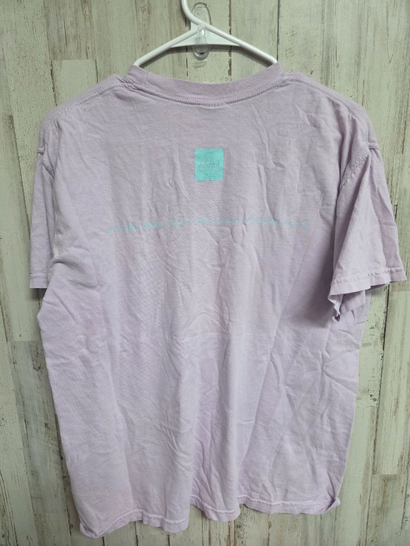LILAC COMFORT COLORS SEASIDE TEE, LADIES M