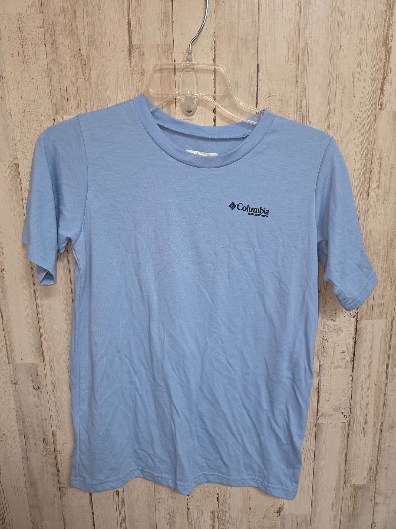 BLUE COLUMBIA ON THE WATER TEE, BOYS 14/16