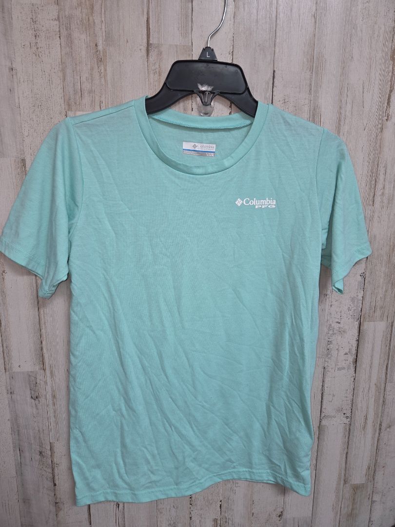 TEAL COLUMBIA PFG TEE, BOYS 14/16
