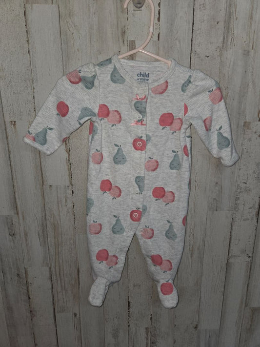 GREY CHILD OF MINE APPLE SLEEPER, GIRLS 0/3M