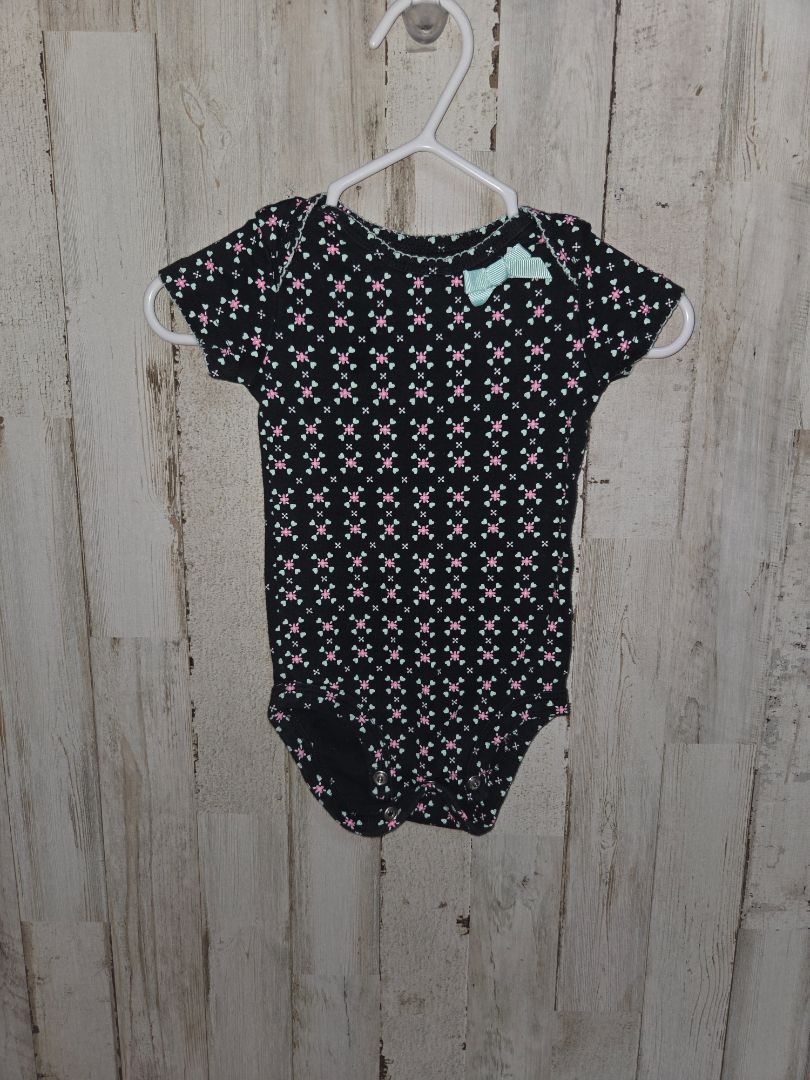 BLACK JUST ONE YOU PRINTED ONESIE, GIRLS 3M