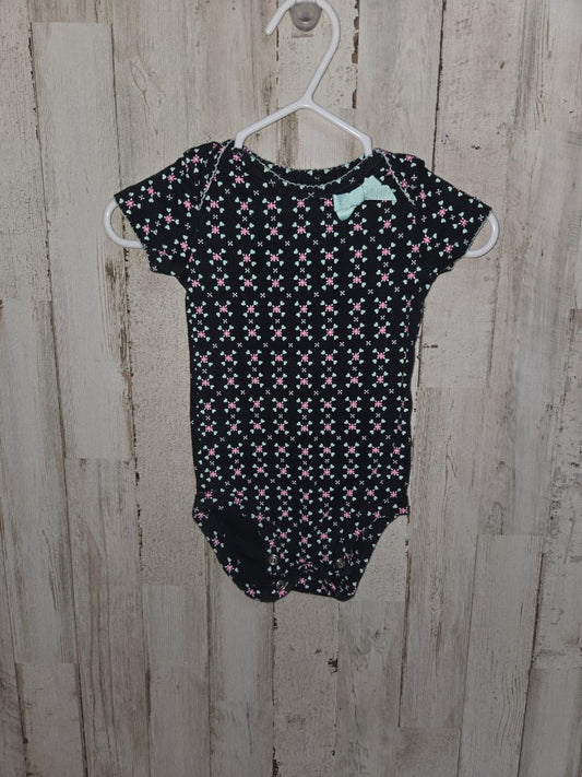 BLACK JUST ONE YOU PRINTED ONESIE, GIRLS 3M