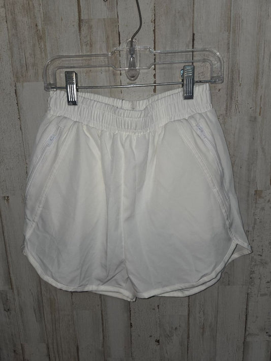 CREAM ZACLOTRE ATHELTIC SHORTS, GIRLS 12