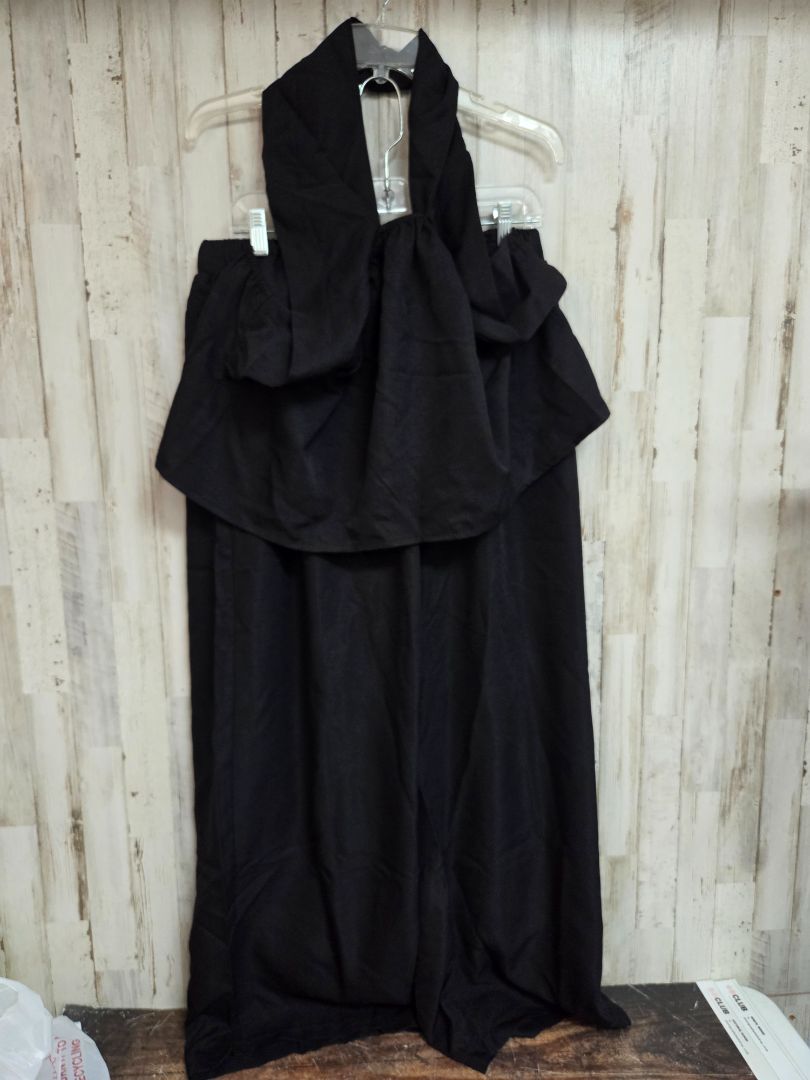BLACK  2PC SET, LADIES XL
