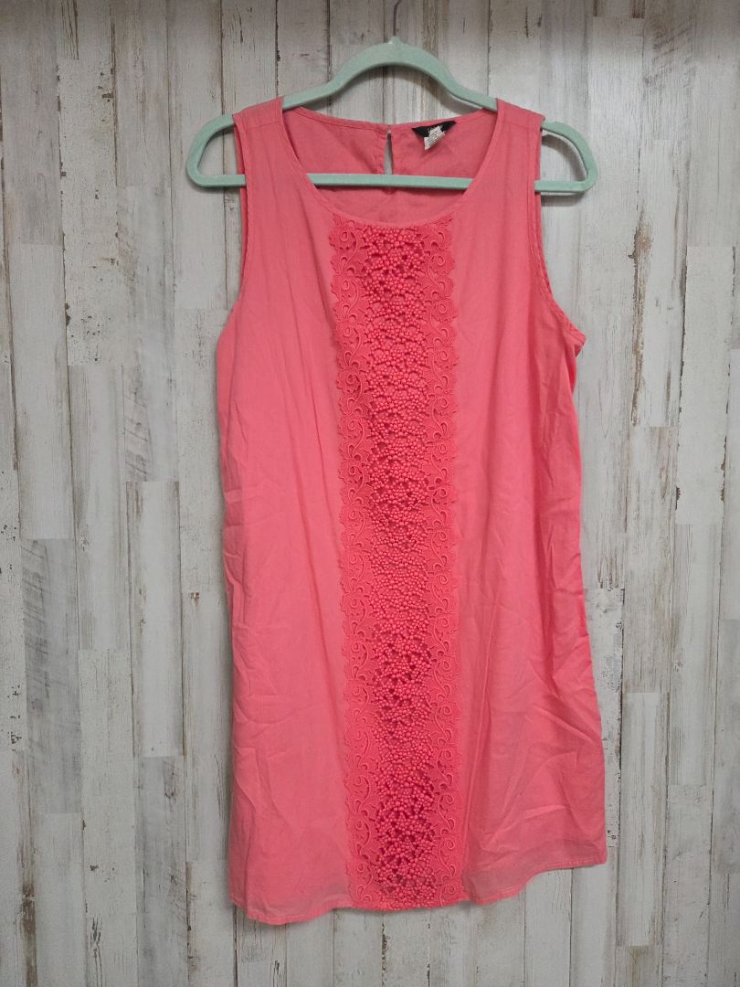 CORAL J CREW LACE DRESS, LADIES M