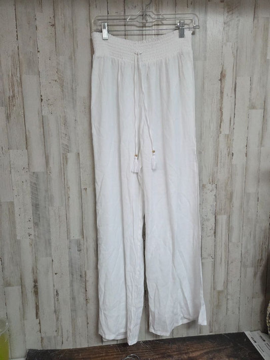 WHITE TIME & TRU LINEN PANT, LADIES M