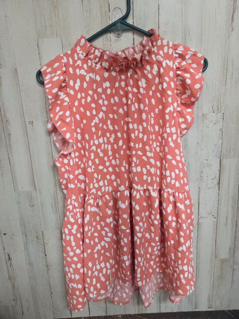 PINK ENTRO SPOTTED TANK, LADIES S